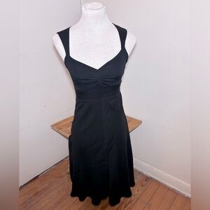 Banana Republic Sleeveless Midi Black Dress NWT